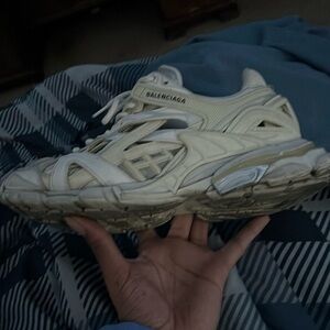 White balenciaga Track runners